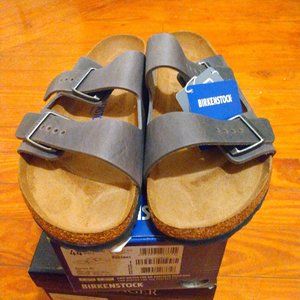Birkenstock Arizona's - iron grey - men